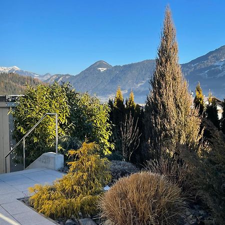H21 - Modernes Ferienhaus 145Qm, 4Sz, Wellnessbereich Mit Sauna Und Dachterrasse Mit Panoramablick, Kuehlen Und Heizen Mit Geothermie Fügen Екстериор снимка