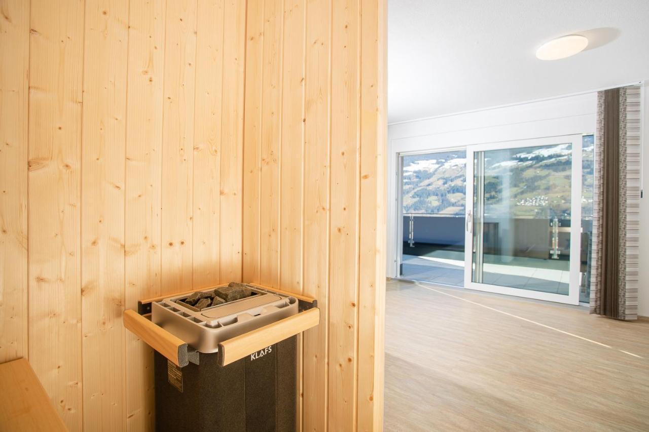 H21 - Modernes Ferienhaus 145Qm, 4Sz, Wellnessbereich Mit Sauna Und Dachterrasse Mit Panoramablick, Kuehlen Und Heizen Mit Geothermie Fügen Екстериор снимка